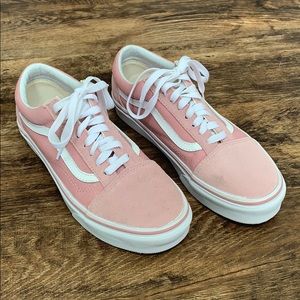 pink old skool vans
